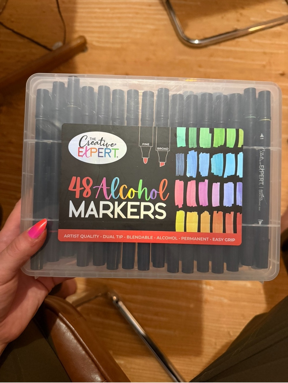 The Creative Expert 48 Alcohol Markers - Assorted Colors